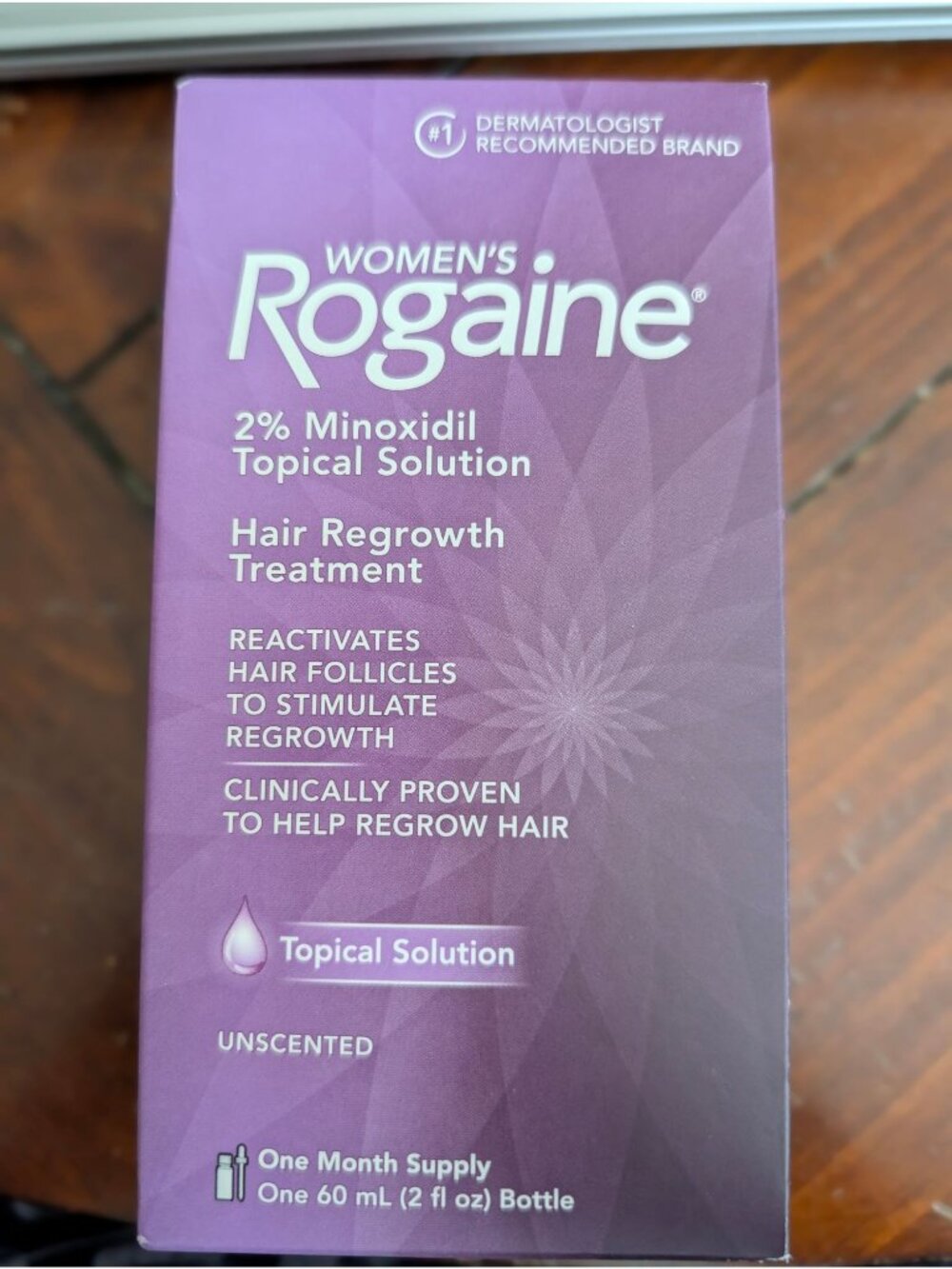 Womens Rogaine 2% Minoxidil Topical Solution Unscented Hair Regrowth Treatment 6